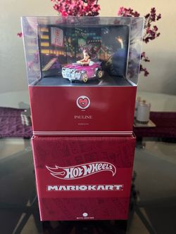 Hot Wheels Mario Kart Pauline Badwagon Mattel Creations