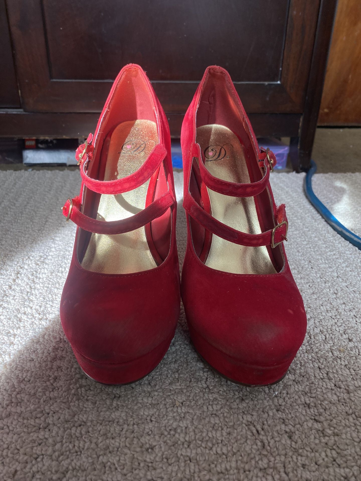Red High heels