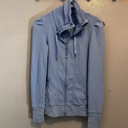 Lorna Jane Baby Blue Zip Up Jacket