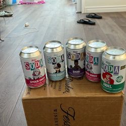 5 Funko Soda, Anime And Marvel