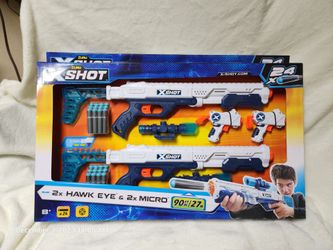 X Shot Nerf Type Guns 4 Pack
