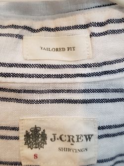 J. Crew Mens Tailored Line Long Sleeved Shirt