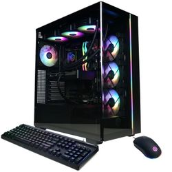 CyberPowerPC Gamer Supreme Liquid Cooled Gaming Desktop Computer, AMD Ryzen 7 7800X3D 4.2GHz, 32GB RAM, 2TB SSD, NVIDIA GeForce RTX 5070 Ti 16GB, Wind