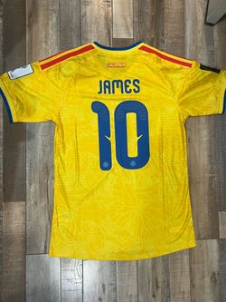 Colombia Home World Cup Jersey, James #10