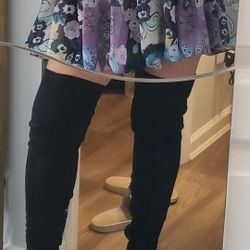 Thigh high open toe size 9 brand new