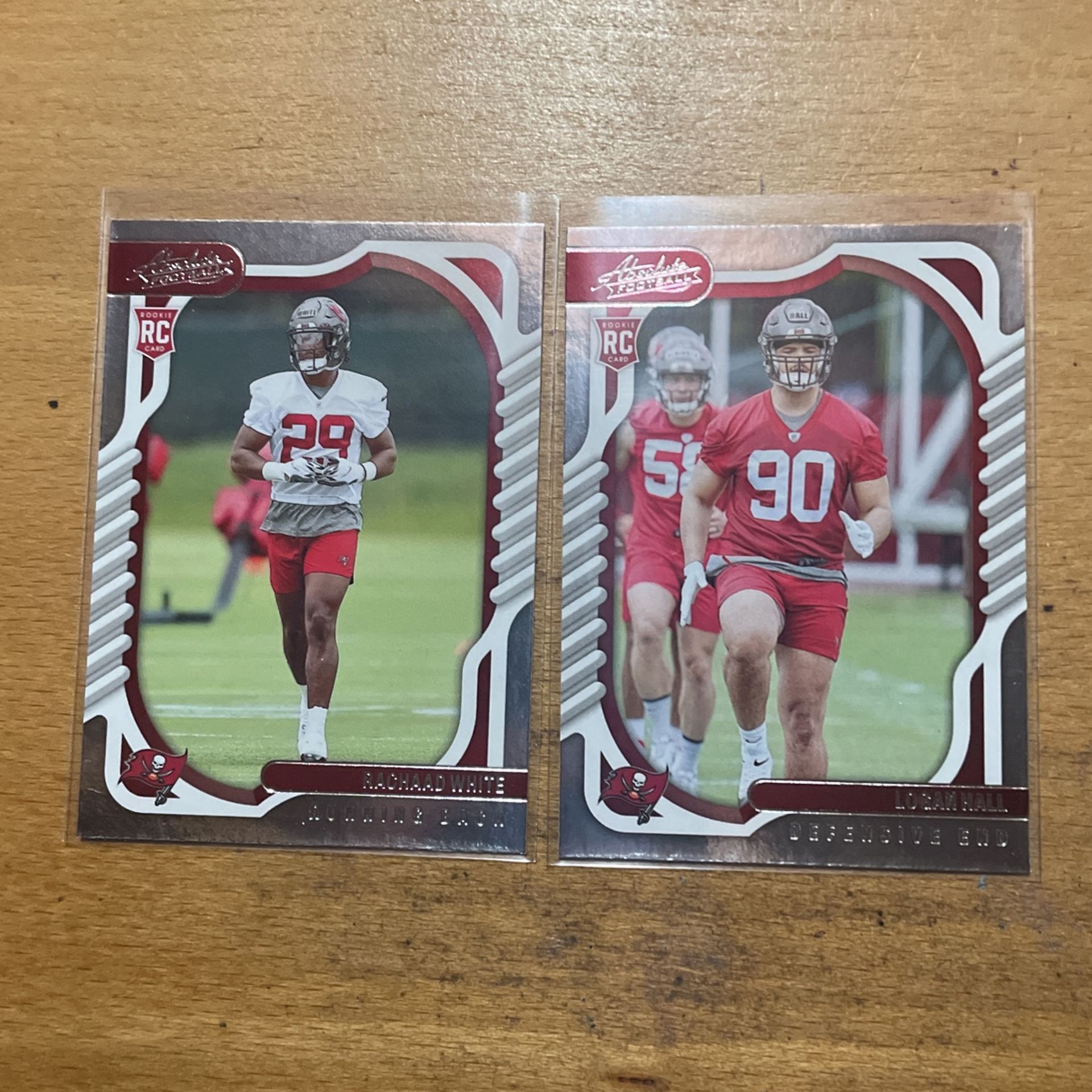 2022 ABSOLUTE TAMPA BAY BUCS 2 CARD ROOKIE LOT