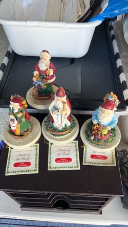 G & S Metal Products • Santa’s Of The World • Cookie Art Stamps • New