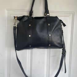 Cloē Handbag Black Expandable Bag 