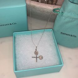 Tiffany tennis clearance racquet necklace