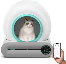 Famree Smart Self Cleaning Cat Litter Box Auto - Green
