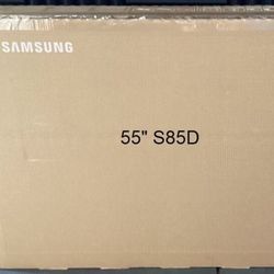 SAMSUNG 55-Inch Class OLED 4K S85D Series HDR Smart TV w/Dolby Atmos, Object Tracking Sound Lite, Contour Design, Motion Xcelerator, Real Depth Enhanc