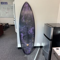 Von Sol Surfboard 5’11 SHADOW - EPOXY - Like New