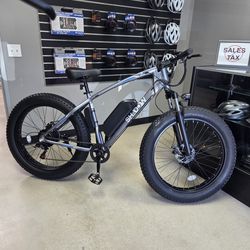 7 speed fat tire e-bike, ebike, electric bike