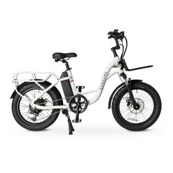 Concord 20" LoadPro Electric Cargo Bike Class 2 48V Off-White NEW Sealed