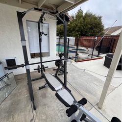 Gym Weights And bench Set 