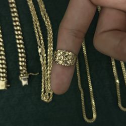 10k Nugget Ring