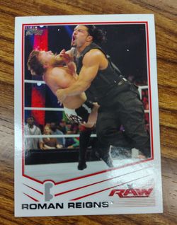 Topps WWE Roman Reigns RAW Trading Card