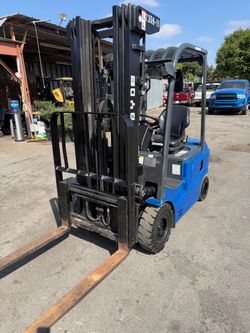 2019 BYD ECB18S-B ELECTRIC 3 MAST FORKLIFT UP TO 4000 CAPACITY