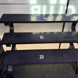 dumbells rack stand