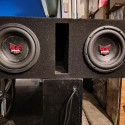 2 - 10 Inch Fosgate Punch HX2's In Box