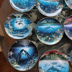 1991 Robert Lyn Nelson  Underwater Paradise Collection Plates