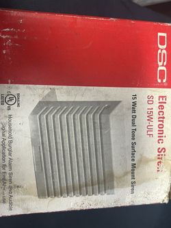 Electronic Siren Sd15w-ulf