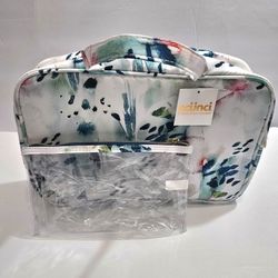 2 pc Scunci Travel Makeup Bag, Large Toiletry & Cosmetic Bag Inside Organizer