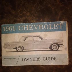 Original 1961 Belair Guidebook Original