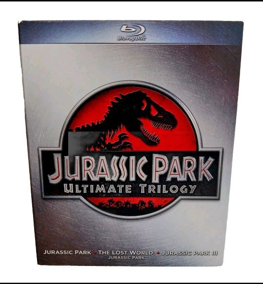 Jurassic Park: Ultimate Trilogy Blu-ray + Digital Copy Steven Spielberg Like New