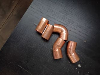 Copper couplings connector and elbows high quality.