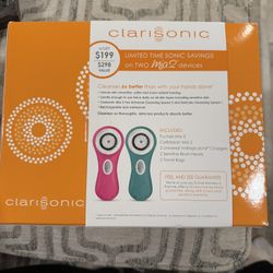 Clarisonic Mia 2 NEW in Box (set of 2)