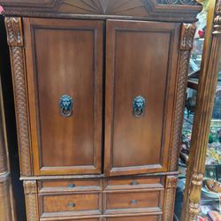 Large Wood Armoire