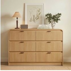 6-Drawer Wood Dresser