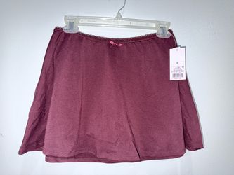 Women's Burgundy Mini Skirt Size M