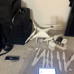 Phantom 4 Pro V2 + With Extra Batteries And Accessories