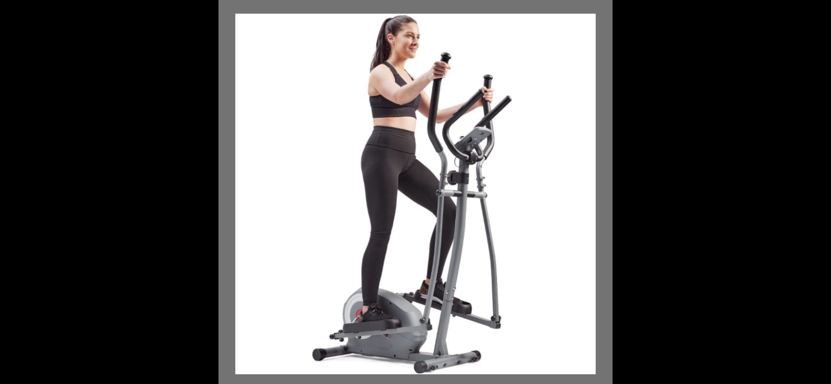 Sunny Health & Fitness Essentials Series Smart Elliptical Trainer
