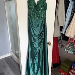 Emerald Green Dress