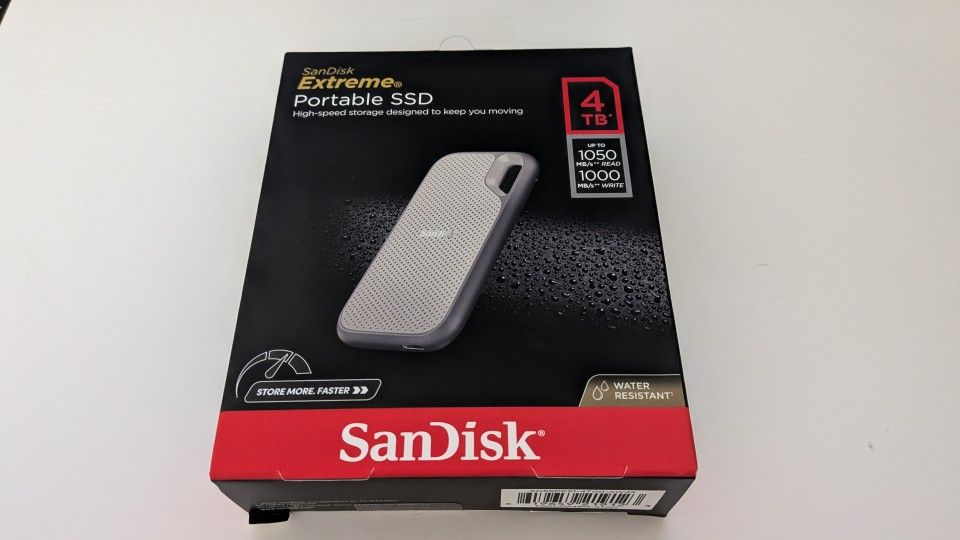 SanDisk Extreme Portable SSD 4TB