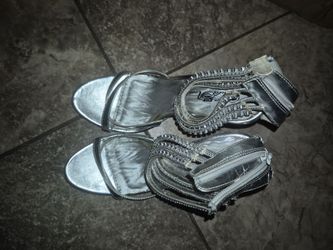 Sikver heels
