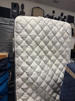 Twin White Quilted Mattress