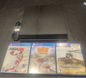 Sony PS4 Console with 3 Games