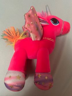 Pink Rainbow Pony Stuffy