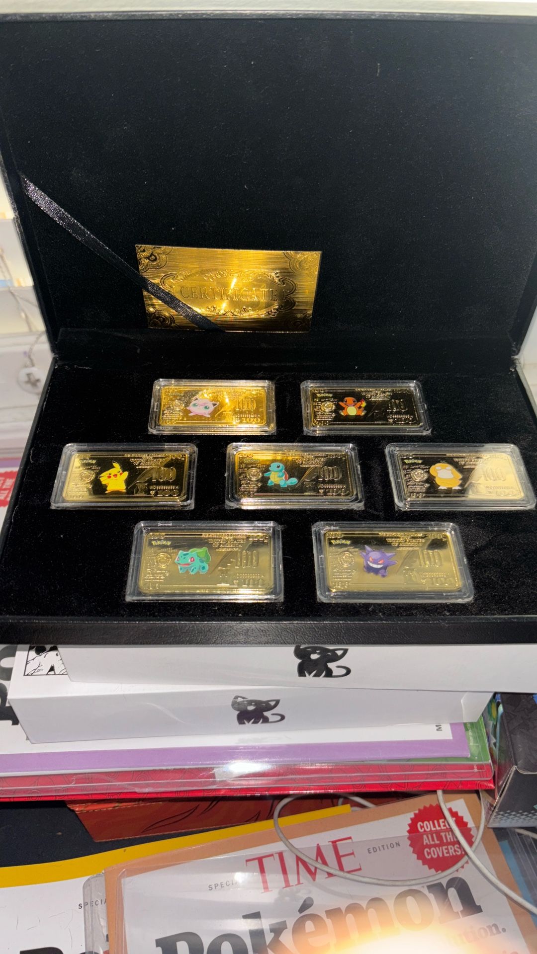 Pokémon 24 karat gold plated