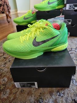 Nike Kobe VI Grinch Protro Size 10.5 Worn 1x