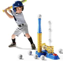 Baseball T-Ball Set with 10 Balls