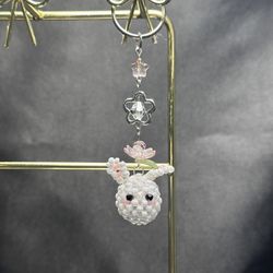 Cute Handmade Amigurumi Bunny Keychains
