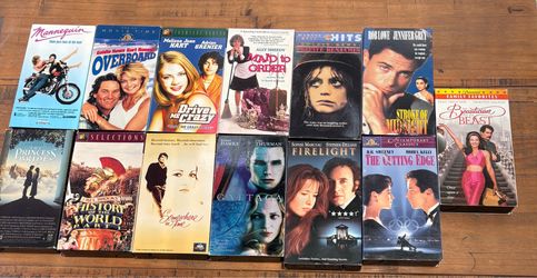 VHS movies lot