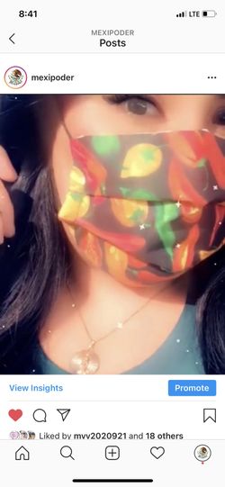 Chile “al Chile” Peppers Facemasks Mascarillas