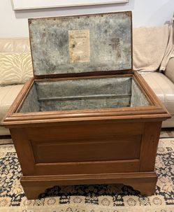 antique Ice Box / Coffee Table