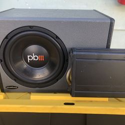 10 Inch Power Bass Subwoofer N Amp